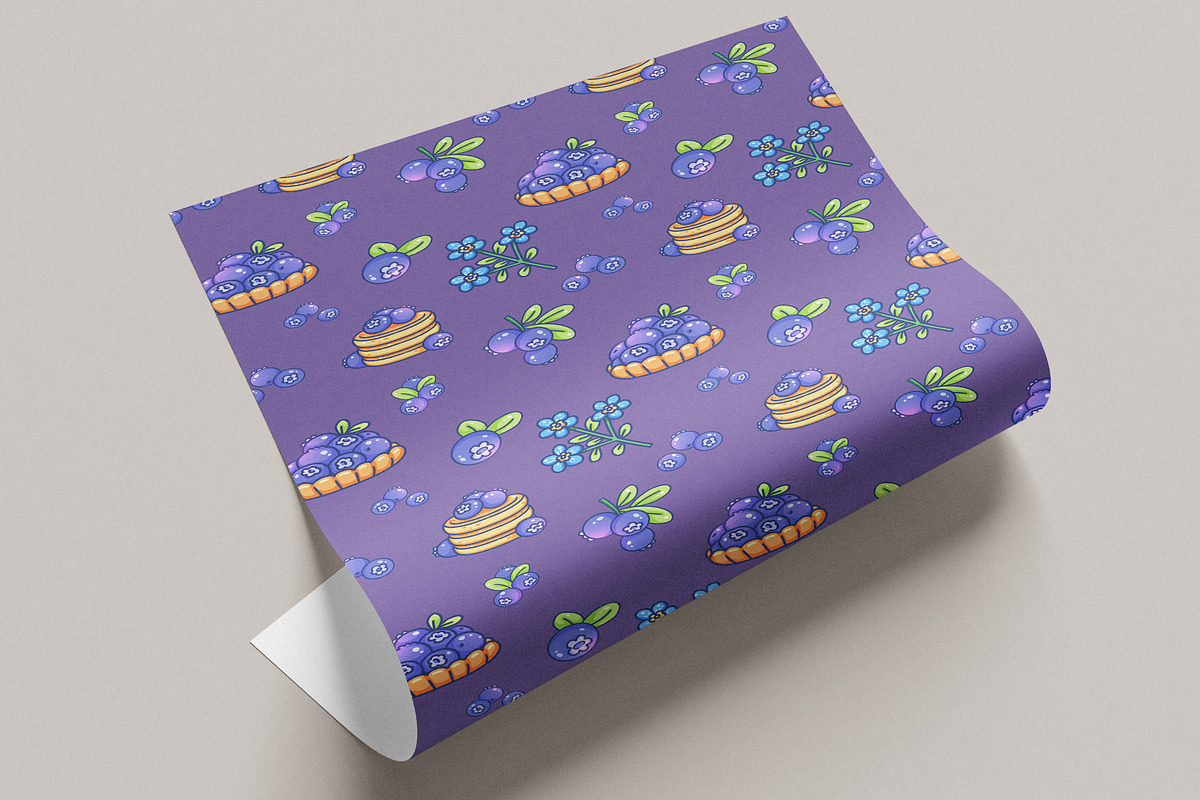 Sweet Blueberry Delight, an Animal Illustration by CreativeValuation (Photo 12 of 12)