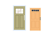 Front doors, home entrances set, an Object Illustration by Good Studio (Thumbnail 6 of 6)