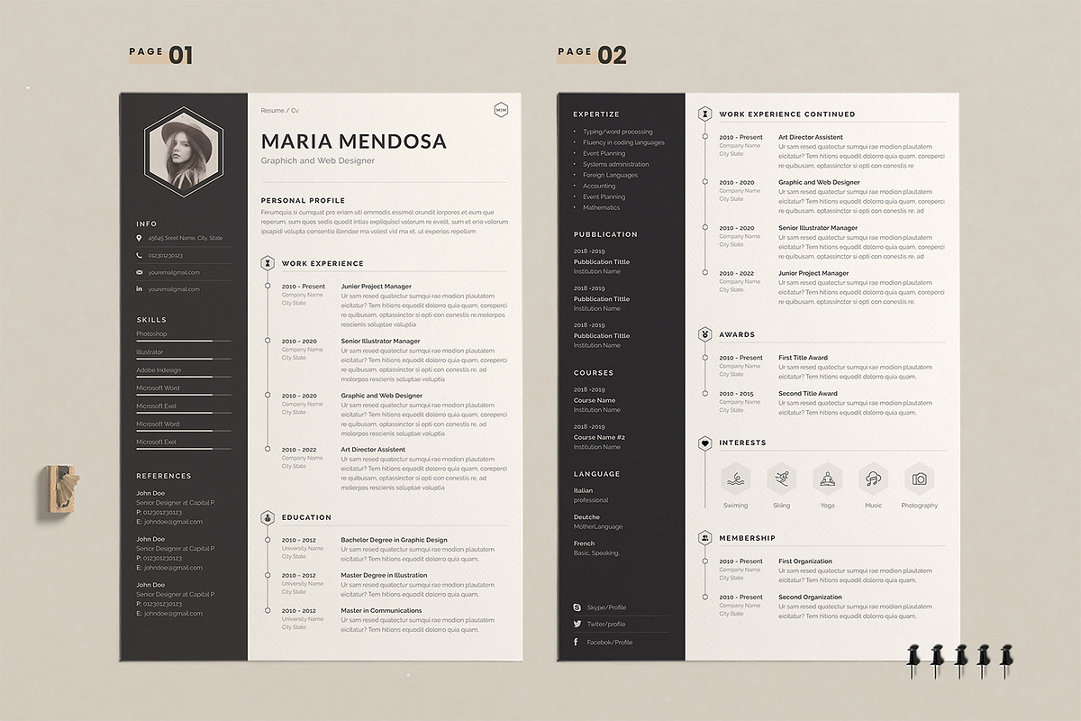 Resume Template, a Resume Template by Estartshop (Photo 2 of 5)