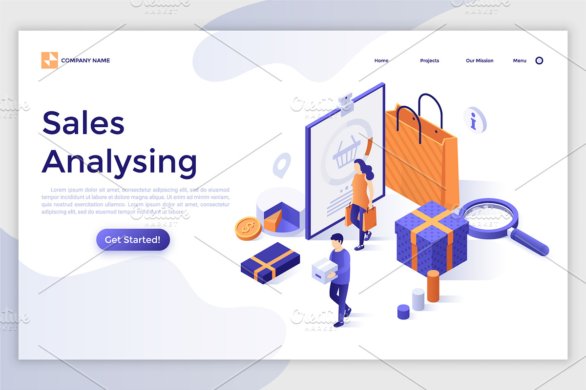 Isometric Solutions Mini. Part 2, a Templates & Theme by Andrew Kras Design (Photo 14 of 21)