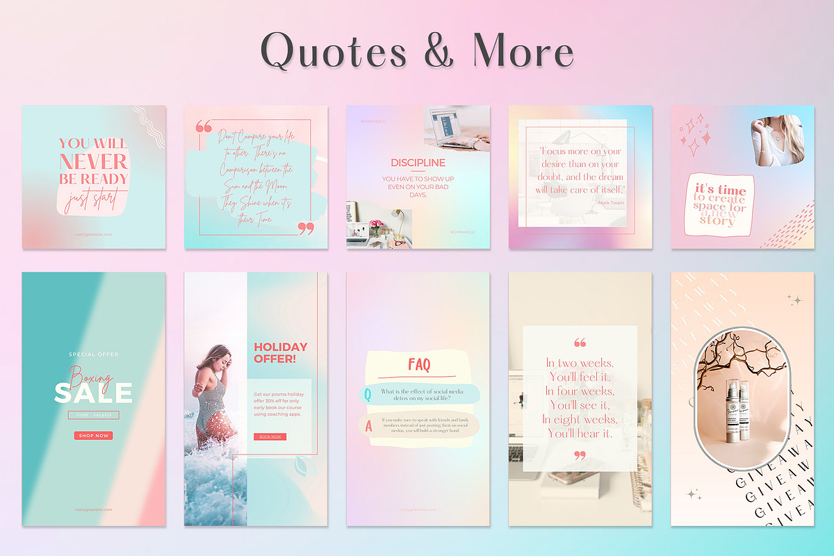 Instagram Template Coaches | CANVA, a Social Media Template by graphypix (Photo 13 of 15)