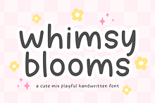 Whimsy Blooms - Playful Font