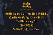 Rocker Sunday, a Sans Serif Font by Letterara (Thumbnail 7 of 13)