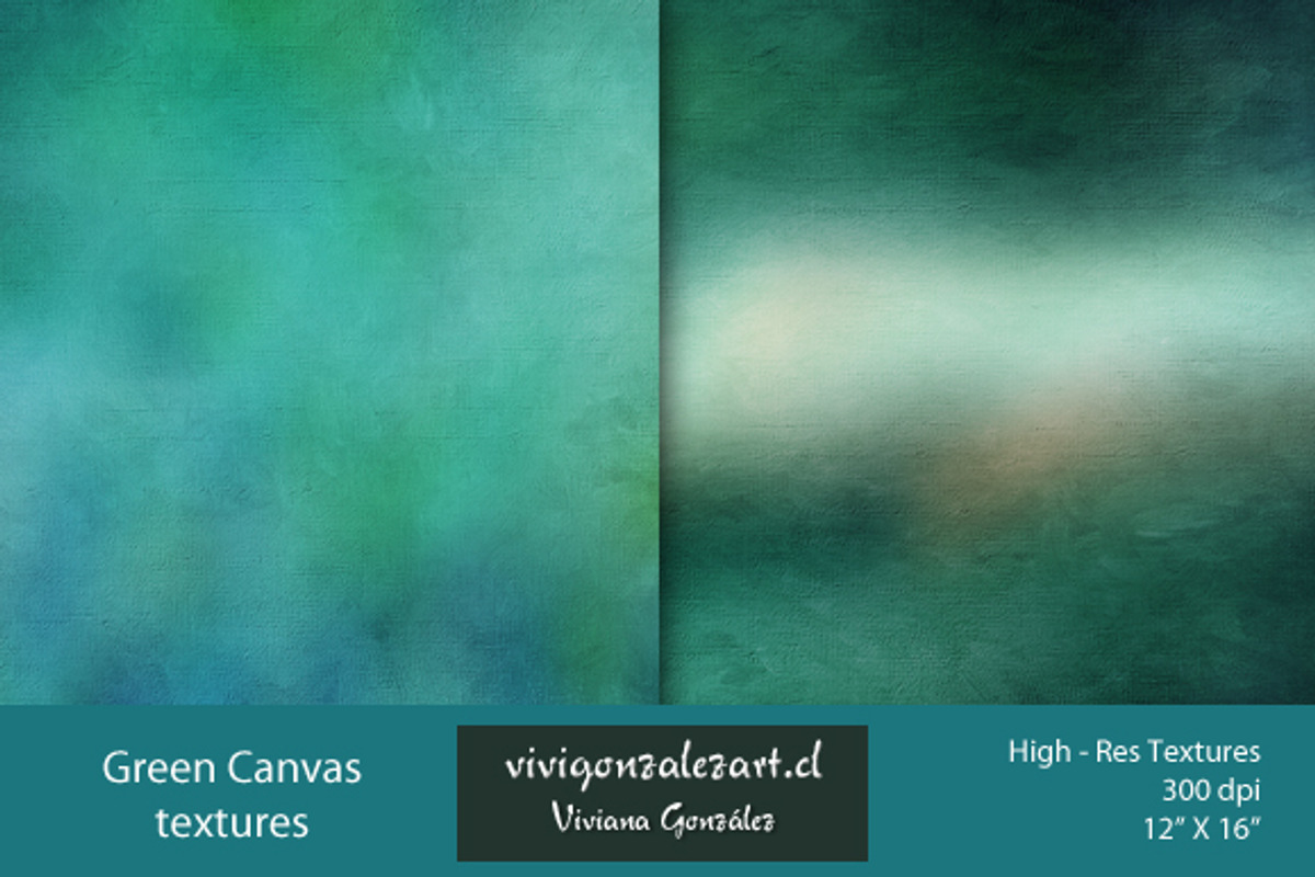 Green Canvas Textures preview 2