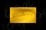 Bluekendy, a Script Font by Drizy (Thumbnail 8 of 9)