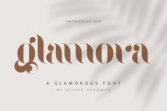 Glamora Font preview 7