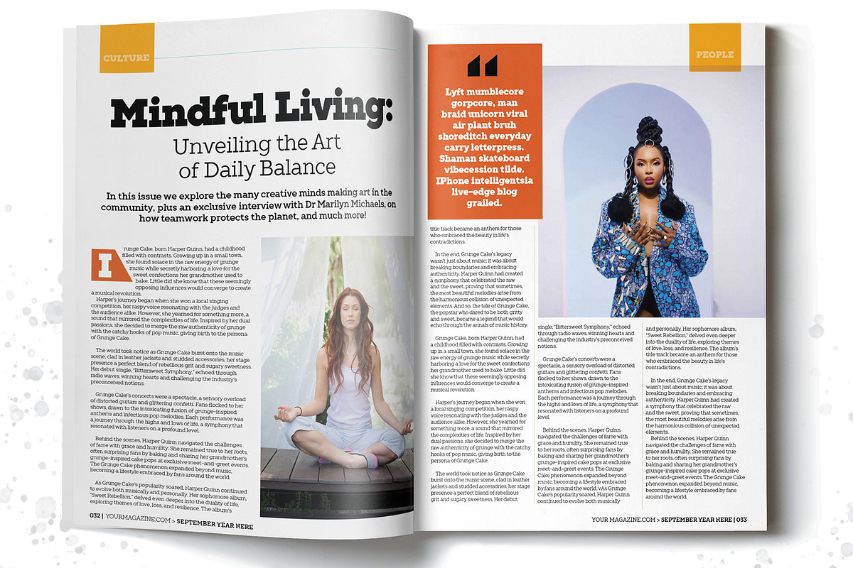 Magazine Template, a Magazine Template by Red Cactus Creative (Photo 4 of 20)