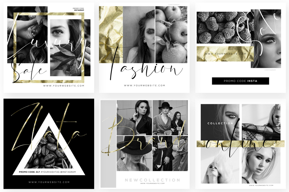 ZLATA - Instagram Templates, a Social Media Template by RussGFX (Photo 4 of 12)