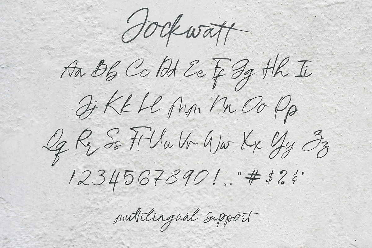 Jockwatt//Chic Calligraphy preview 5