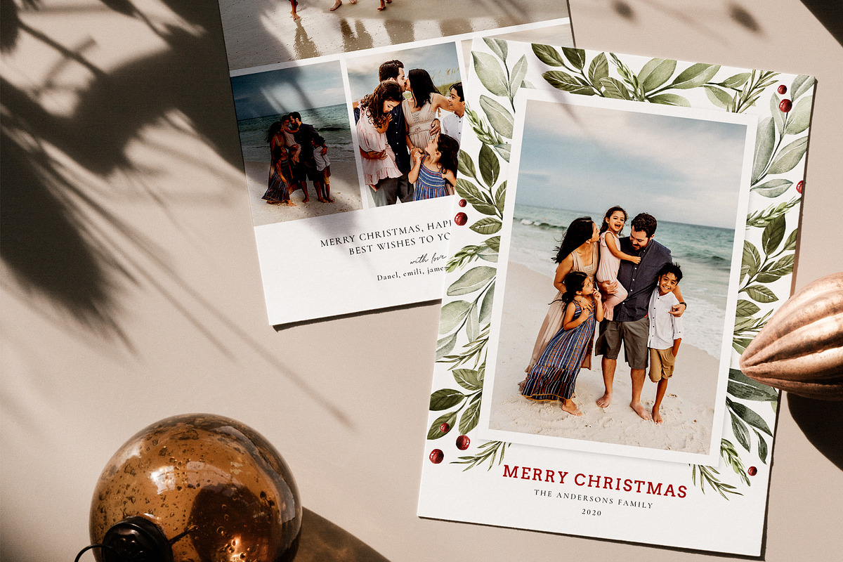 Christmas Card Template CD213, a Card Template by Salsal Design (Photo 4 of 4)