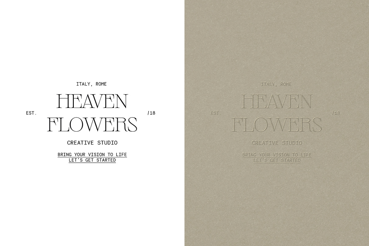 Embossed Paper Text Effect PSD, a Packaging Mockup by Feel This (Photo 2 of 5)