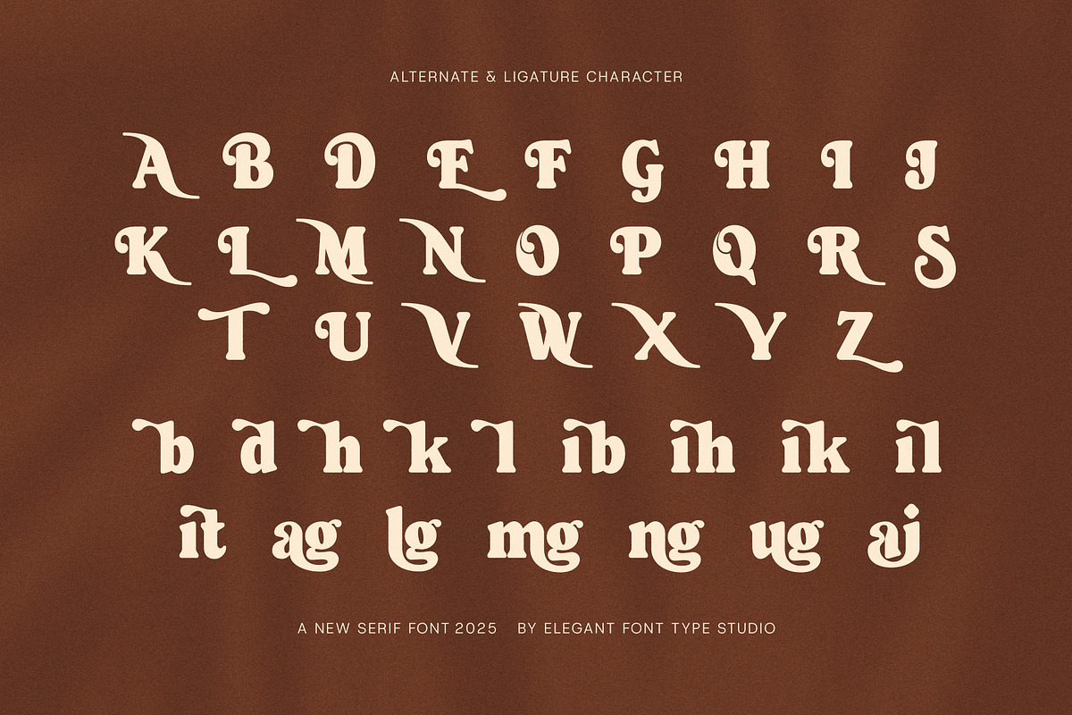 Kongo Elegant Serif Font, a Serif Font by Elegant Font (Photo 8 of 8)