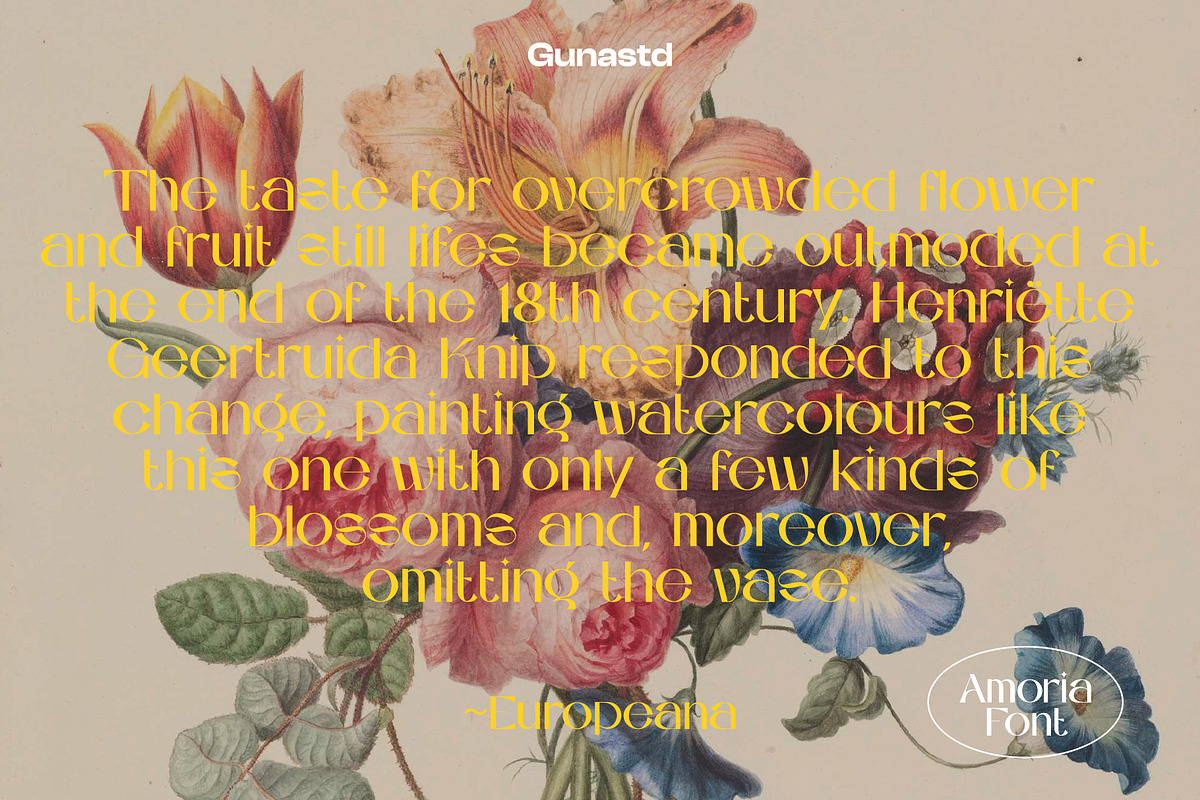 AMORIA Font Display Sans Serif, a Sans Serif Font by Guna Studio (Photo 9 of 12)