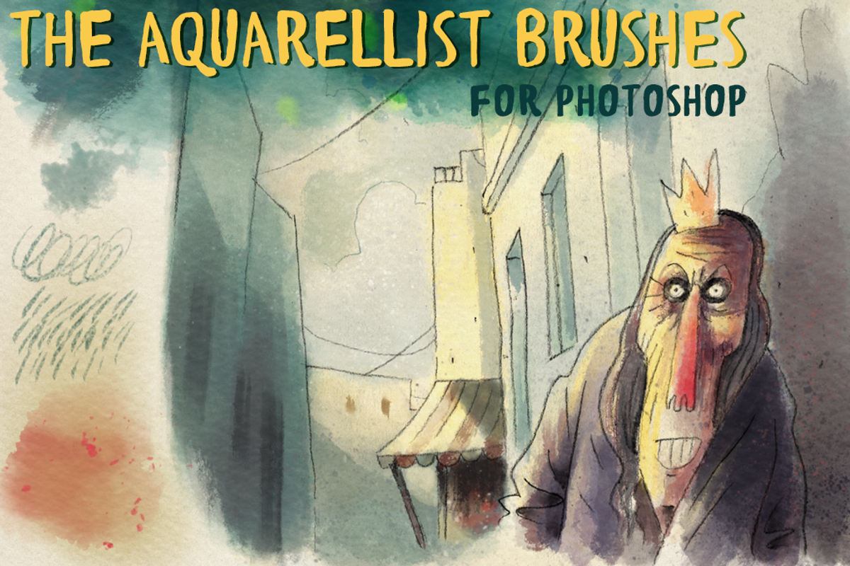 AD Aquarellist Brushes, a Brush Add-On by Alex Dukal (Photo 4 of 5)