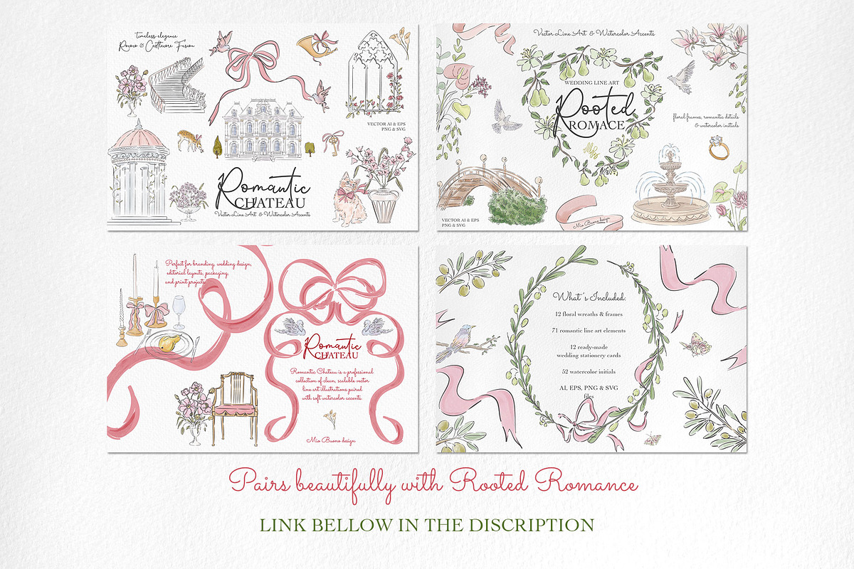 Romantic Chateau Line Art, an Object Graphic by Mio Buono (Photo 14 of 15)