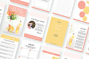 Happy Chic Workbook Canva or Adobe, a Magazine Template by VanessaRyan.co (Thumbnail 2 of 3)
