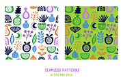 Modern Flora Shapes and Patterns, an Object Graphic by Olena Halahan (Thumbnail 3 of 4)