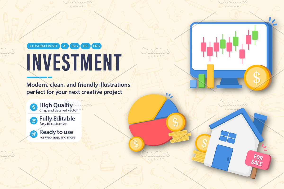Investment, an Object Illustration by pictranoosa_studio (Photo 1 of 3)