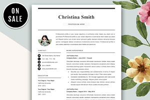 Resume CV Templatefor Microsoft Word