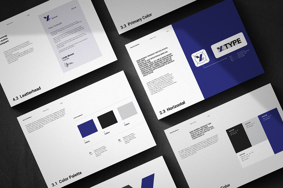 Brand Guidelines, a Brochure Template by metastudio38 (Photo 8 of 9)