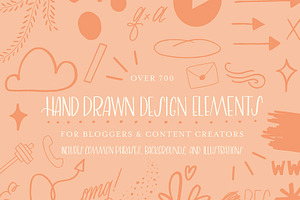 Hand Drawn Design Kit Bloggers