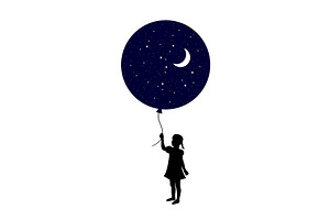 child with a balloon