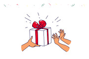 gifts people, a Decorative Illustration by Funnystore (Thumbnail 6 of 6)
