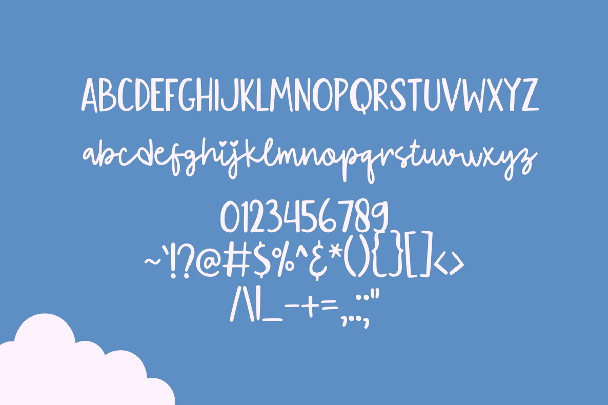 Flying Kite Font preview 2