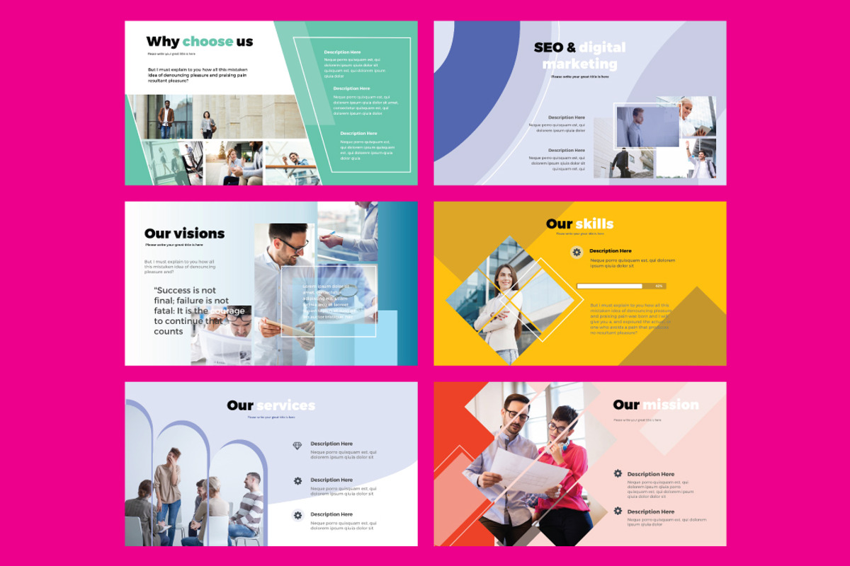 BUSINESS COLORFUL - Keynote Template, a Presentation Template by Shafura (Photo 3 of 6)