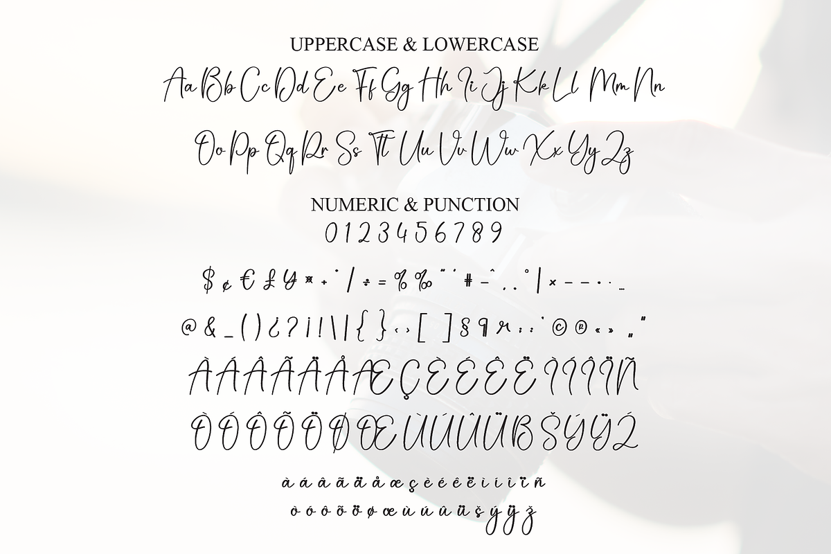 Photography | Script Font, a Handwritten Font by Scratchones (Photo 7 of 9)