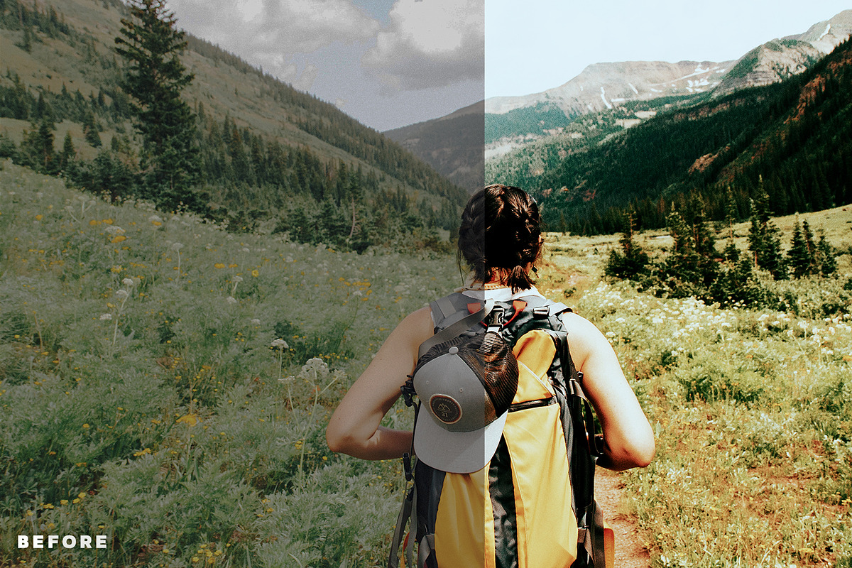 Outdoors LUTs for Color Grading, an Action Add-On by Presetsh.com (Photo 3 of 9)