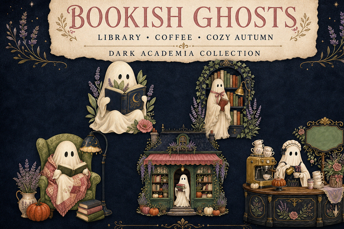 Botanical Ghost Garden 51 PNG, an Object Graphic by KamimiArt (Photo 3 of 7)