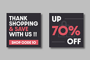 Black Friday Social Media Banner, a Social Media Template by MightyDesign (Thumbnail 5 of 8)