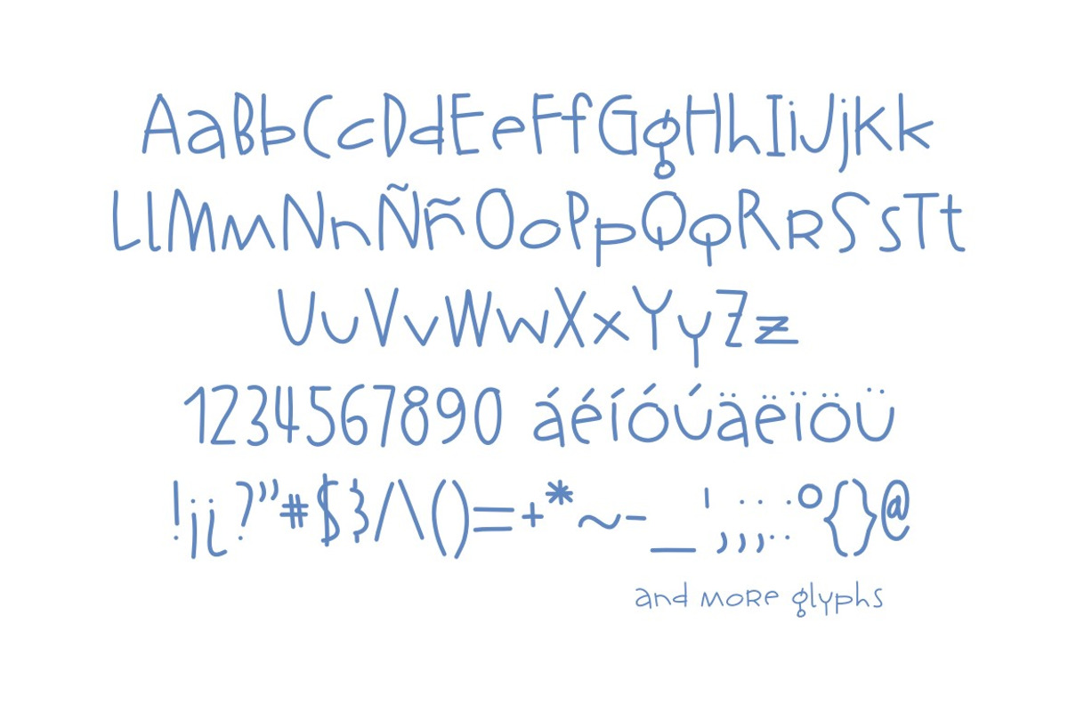Snow Font preview 2