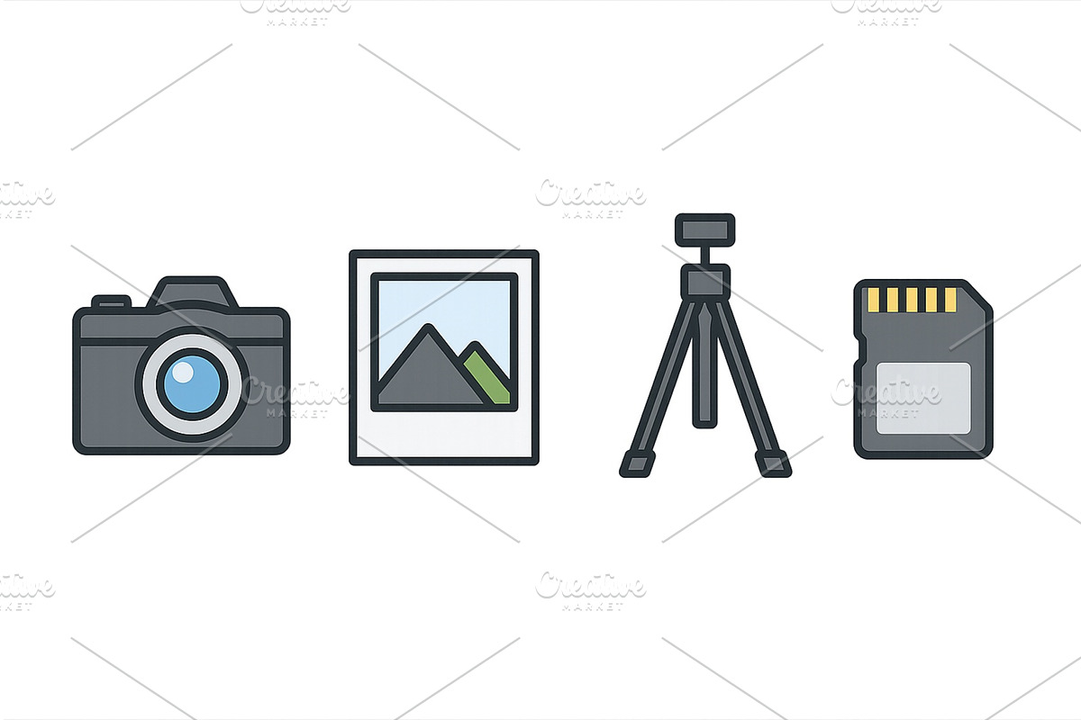 Tools for capturing moments, an Illustration by ZinetroN