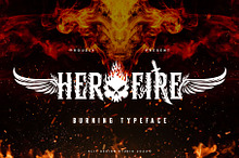 Hero Fire Typeface