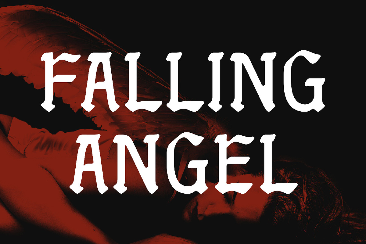 Burnhell - Blackletter Font, a Blackletter Font by AQR Studio (Photo 3 of 8)