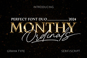 Monthy Ordinals - Font Duo, a Serif Font by Graha Type (Thumbnail 1 of 12)