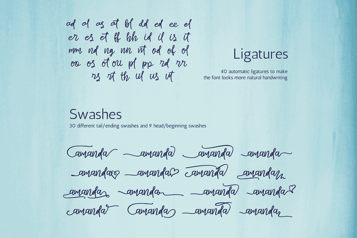 Stardelle Font, a Handwritten Font by Letterhanna Studio (Photo 5 of 11)