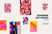 Dopamine Art Prints Bundle 100, a Background Graphic by Tomasz Ganclerz (Thumbnail 1 of 6)