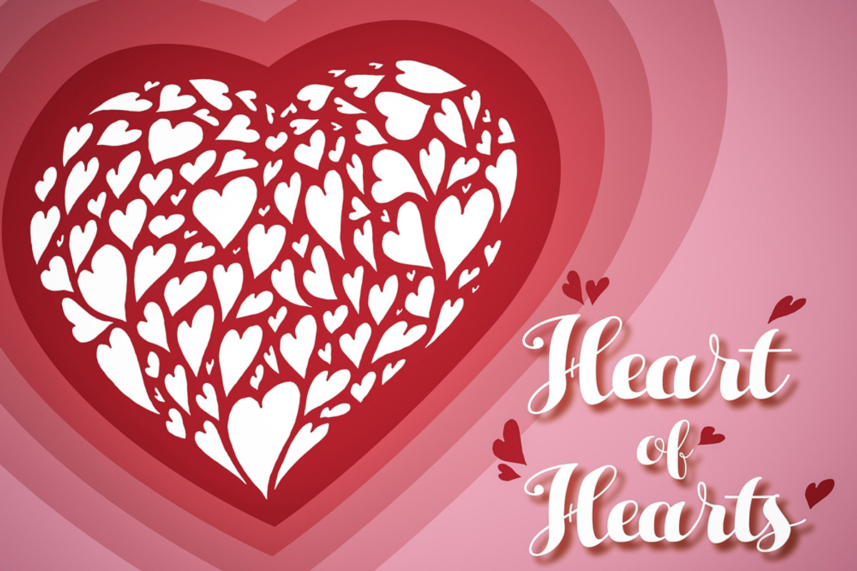 Heart of hearts vector [25% off], an Illustration by Klipa Illustrations (Photo 1 of 5)