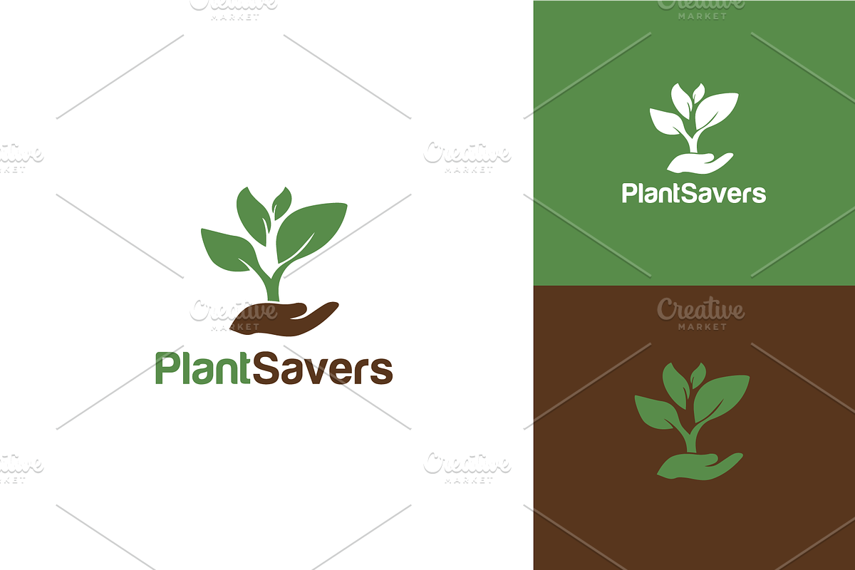Plant Savers Logo Vector, a Branding & Logo Template by zaqilogo