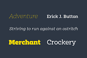 Clab; 18 fonts, a Slab Serif Font by Eko Bimantara (Thumbnail 5 of 11)