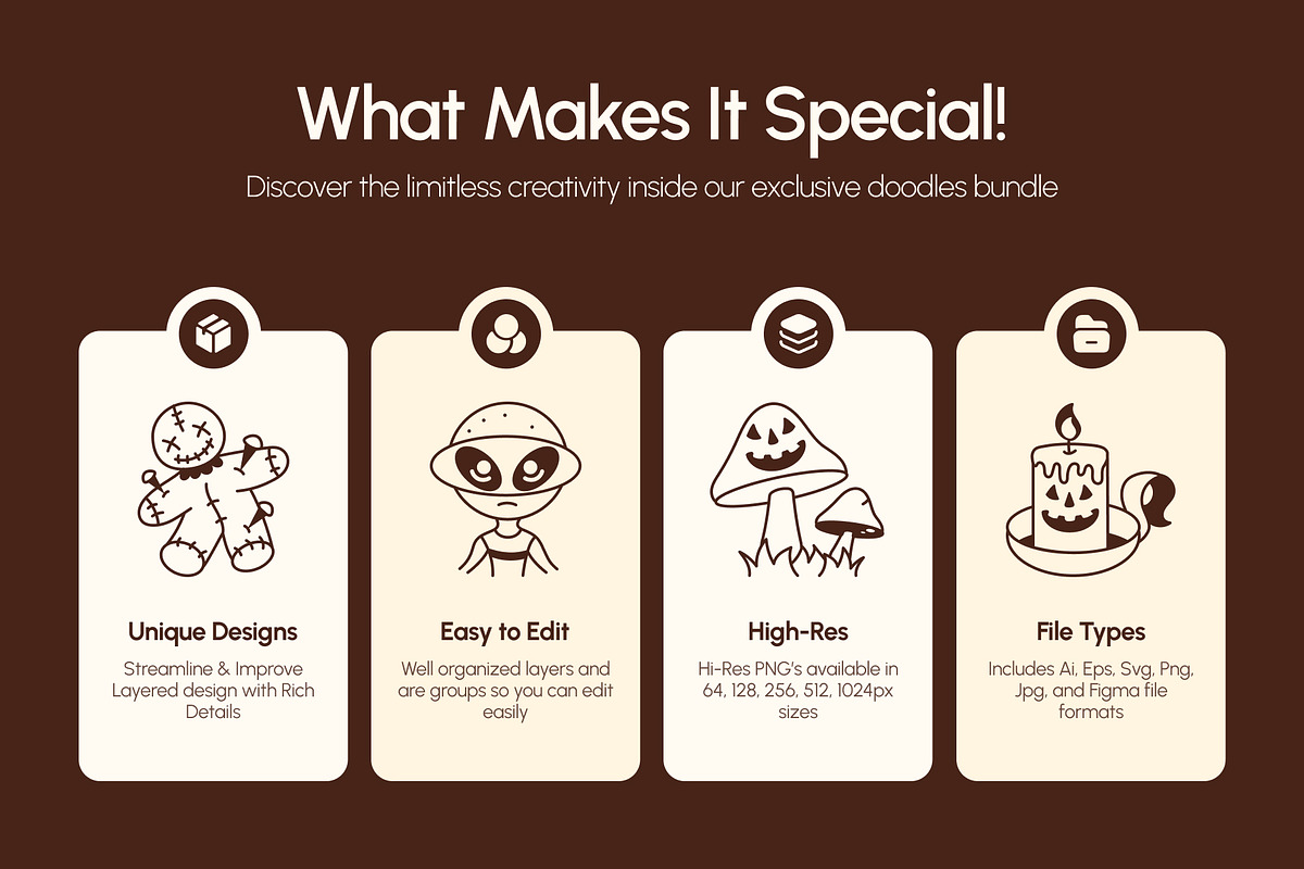 990 Universal Doodle Icons, an Outline Icon by Vectors Market (Photo 2 of 25)