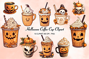 Halloween Coffee Cup Clipart Png, an Object Illustration by danishgraphics (Thumbnail 1 of 7)