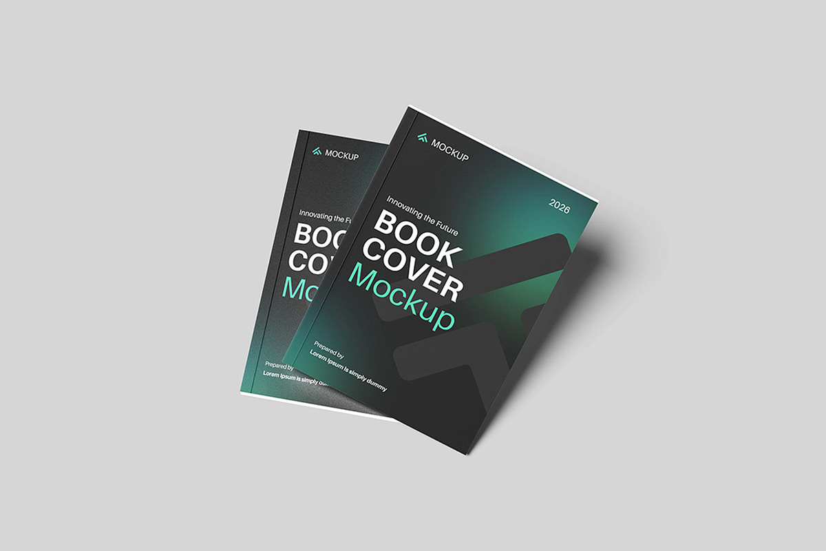 Book Cover Mockup, a Books & Magazine Mockup by NyakBiett (Photo 4 of 8)
