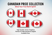 Diverse Canadian Flag Icons, a Duotone Icon by Saba Vector (Thumbnail 2 of 3)