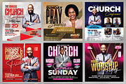 150+ Church Flyers Bundle, a Flyer Template by AfzaalGraphics (Thumbnail 12 of 18)