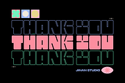 Mosh Cube - A Super Chunky Display, a Sans Serif Font by Ainun Jinan (Thumbnail 11 of 11)
