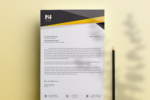 Modern Letterhead Word